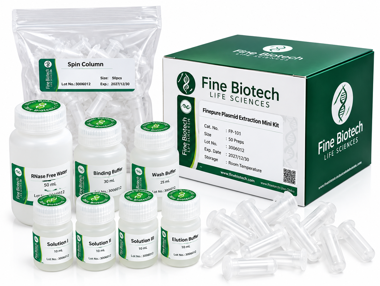 Finepure Plasmid Extraction Mini Kit FPEM-1131-50T